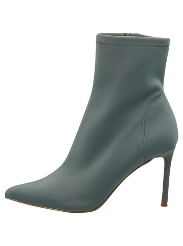 Steve Madden Leder-Stiefeletten in Grau