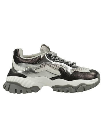Steve Madden Sneakersy w kolorze beżowo-brązowo-srebrnym