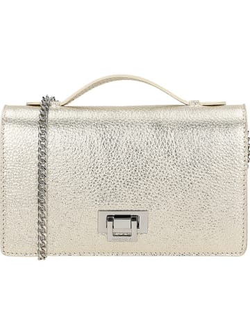 Wojas Leder-Umhängetasche in Gold - (B)21 x (H)12 x (T)4 cm