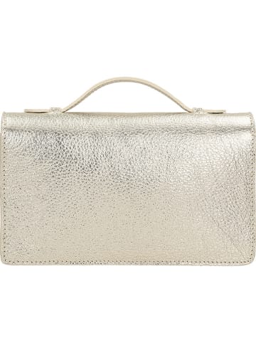 Wojas Leder-Umhängetasche in Gold - (B)21 x (H)12 x (T)4 cm