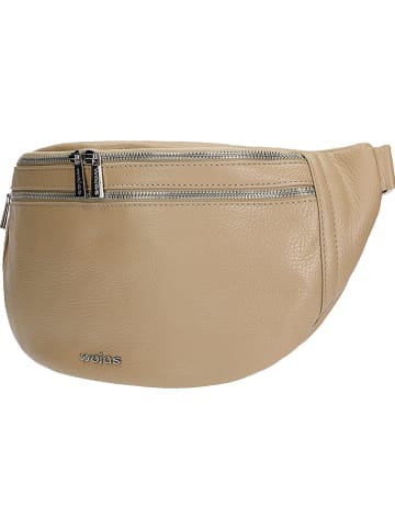 Wojas Leder-Brustbeutel in Beige - (B)36 x (H)21 x (T)12 cm