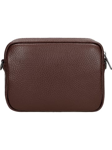 Wojas Skórzana torebka w kolorze brązowym - 18 x 13 x 6 cm