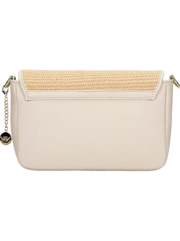 Wojas Leder-Umhängetasche in Beige - (B)24 x (H)15 x (T)8 cm