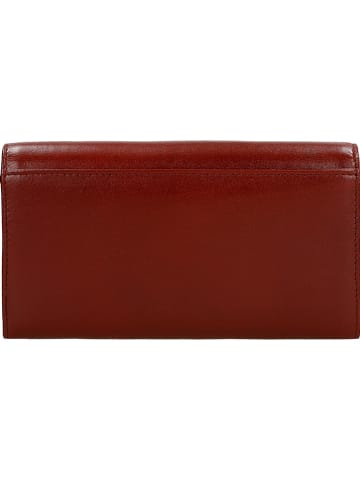 Wojas Leder-Geldbörse in Bordeaux - (B)18 x (H)9,5 x (T)3 cm