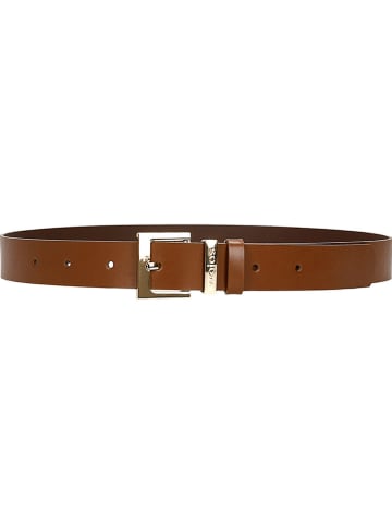 Wojas Leder-Gürtel in Hellbraun