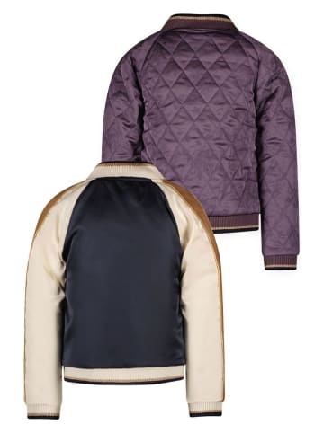 Like Flo Wende-Übergangsjacke in Violett/ Dunkelblau/ Beige