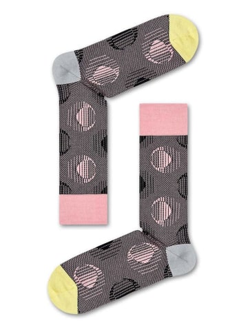 Happy Socks Socken in Rosa/ Gelb/ Hellblau