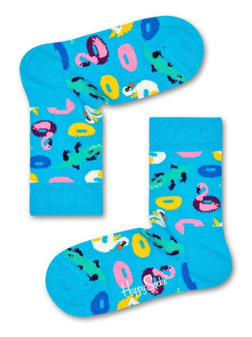 Happy Socks Socken "Pool party" in Hellblau