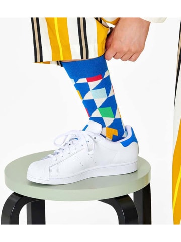 Happy Socks Sokken "Cubes" blauw