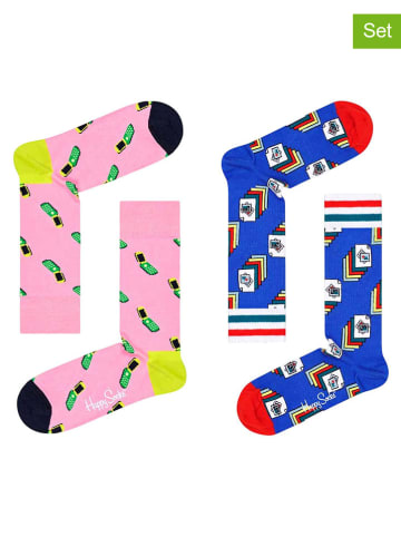 Happy Socks 2-delige set: sokken "Photos" meerkleurig