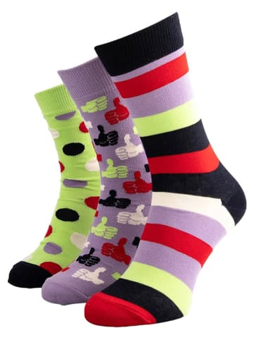 Happy Socks 6-delige set: sokken "Thumbs up" meerkleurig