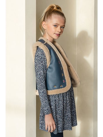 Like Flo Weste in Beige/ Blau