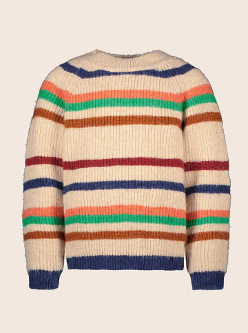 Like Flo Pullover in Beige/ Bunt