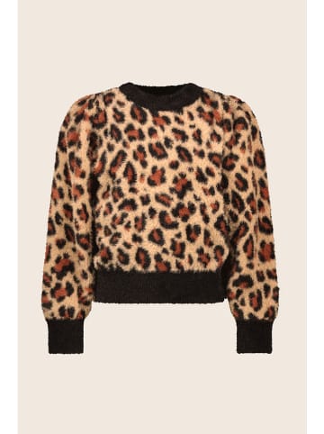Like Flo Pullover in Hellbraun/ Schwarz
