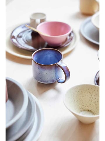 OYOY living design 2-delige set: koffiekoppen "Yuka" blauw - (B)8 x (H)7,5 x (L)11 cm