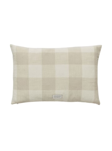 OYOY living design Kissenhülle "Chess" in Beige - (L)40 x (B)60 cm