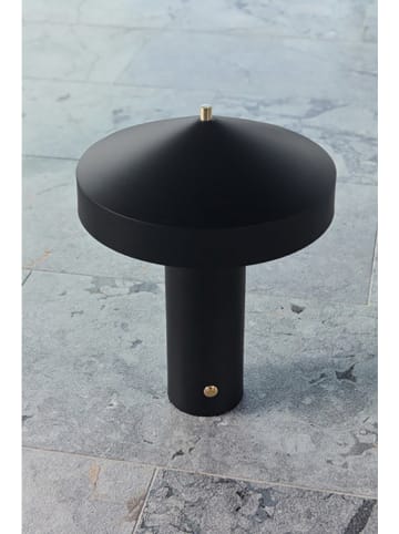 OYOY living design Lampa stołowa "Hatto" w kolorze czarnym - wys. 30 x Ø 41 cm