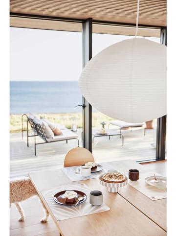 OYOY living design 2-delige set: placemats "Zebura" geel - (B)45 x (H)34 cm