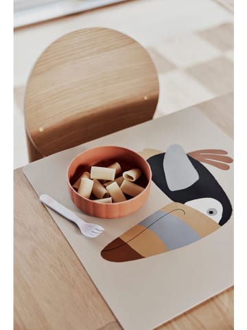 OYOY mini Tischset "Toucan" in Beige - (L)38 cm - (B)38 cm