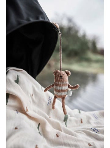 OYOY mini 2-delige set: spuugdoeken "Crocodile" beige/kaki