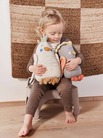 OYOY mini Knuffeldier "Kaja Parakeet" grijs - vanaf de geboorte