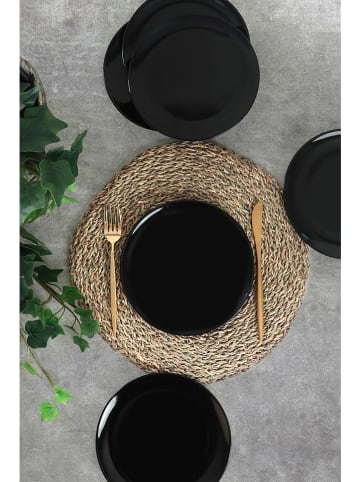 Hermia 6er-Set: Dessertteller in Schwarz - Ø 21 cm