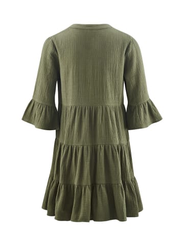 happy girls by Eisend Kleid in Khaki