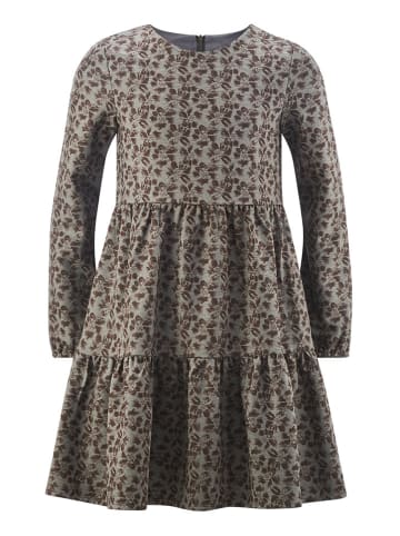 happy girls by Eisend Kleid in Grau/ Dunkelbraun
