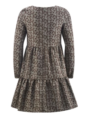 happy girls by Eisend Kleid in Grau/ Dunkelbraun