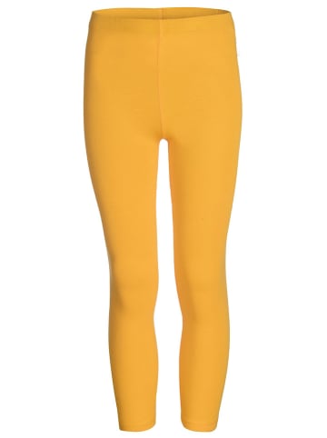 happy girls by Eisend Legginsy termiczne w kolorze żółtym