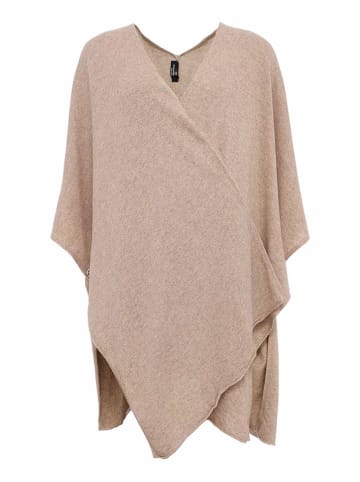 Zwillingsherz Poncho in Beige