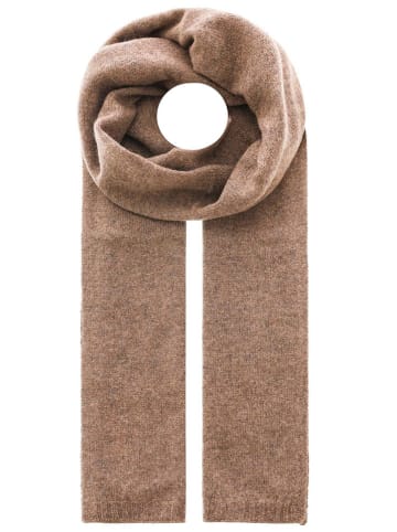 Zwillingsherz Kasjmieren sjaal lichtbruin - (L)180 x (B)28 cm