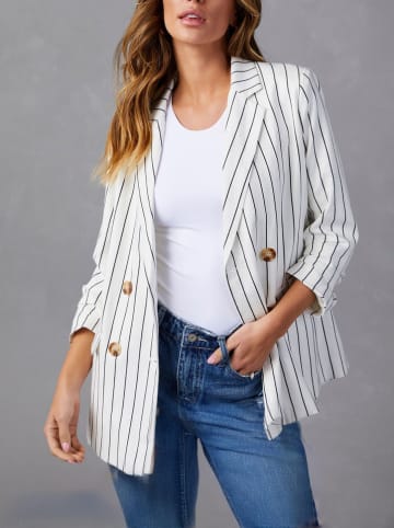 LA Angels Blazer in Weiß/ Schwarz
