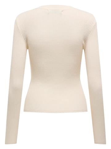 ONLY Sweter w kolorze kremowym
