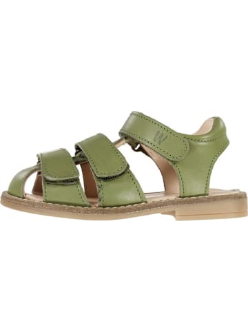 Wheat Leder-Halbsandalen "Addison" in Grün