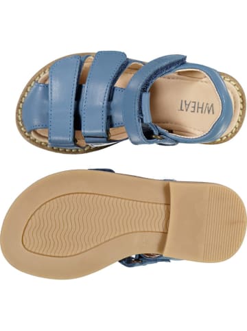Wheat Leder-Halbsandalen "Addison" in Blau