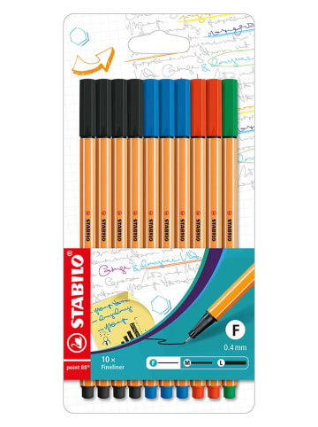 STABILO Fineliners ''STABILO point 88'' - 10 stuks