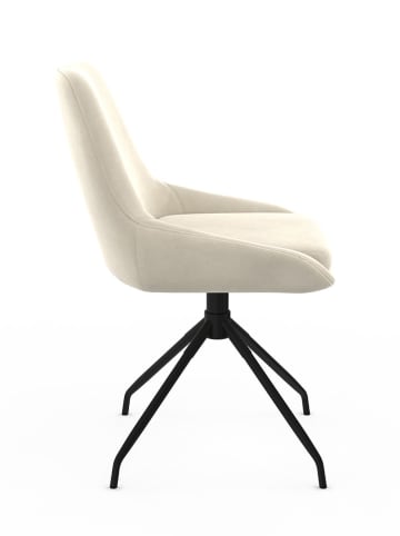 IDOMYA Factory 2-delige set: eetkamerstoelen "Olivia" crème - (B)47,5 x (H)79 x (D)54 cm