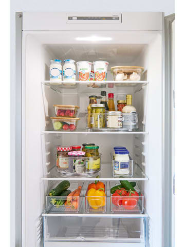 Zeller 2-delige set: opbergdoosen - (B)25,5 x (H)7,6 x (D)15,1 cm