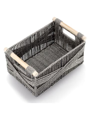 Zeller Opbergmand grijs - (B)33 x (H)18 x (D)22 cm