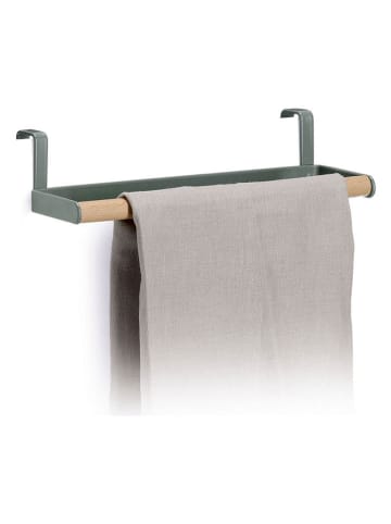 Zeller Türhandtuchhalter in Grün - (B)24 x (H)5 x (T)10 cm
