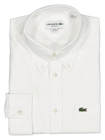 Lacoste Hemd - Regular fit - in Weiß