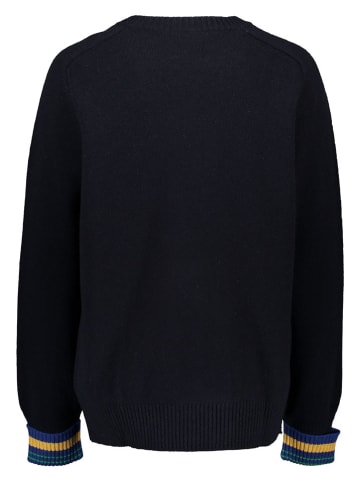 Lacoste Wollen trui donkerblauw