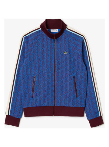 Lacoste Sweatvest blauw/bordeaux