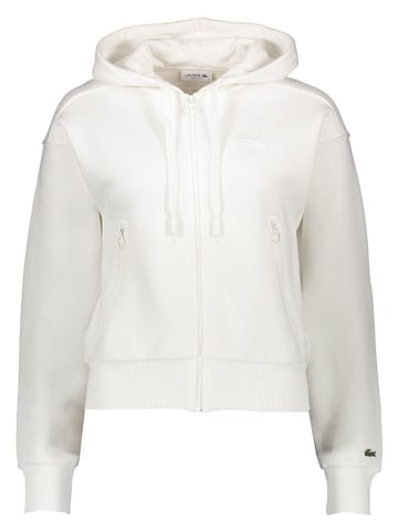 Lacoste Sweatjacke in Weiß