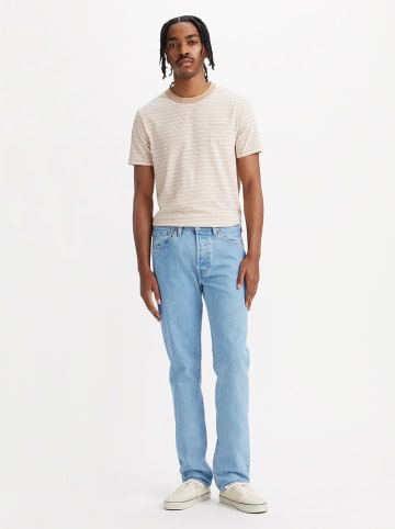 Levi´s Dżinsy "501" - Tapered fit - w kolorze błękitnym