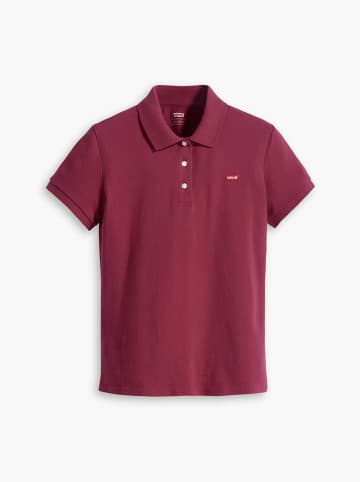 Levi´s Poloshirt donkerrood