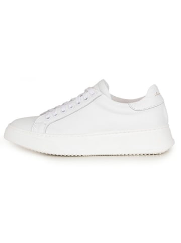 Anna Morellini Skórzane sneakersy "Zietta" w kolorze białym