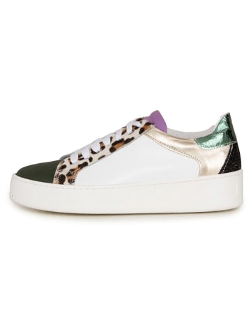 Anna Morellini Leder-Sneakers "Milavia" in Weiß/ Schwarz