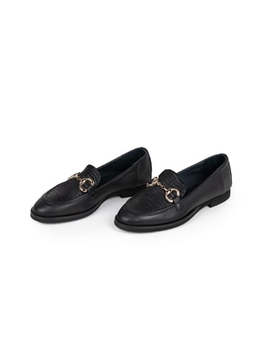 Anna Morellini Leder-Mokassins "Jolessa" in Schwarz